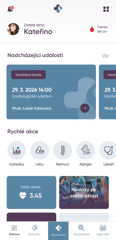 Beneosphere – screenshot aplikace
